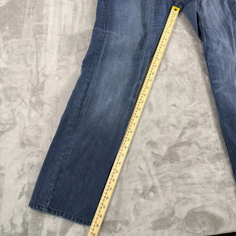 Vintage Levi's Men's 514 Slim Straight Mid Rise Adj Waist Black Label Jeans